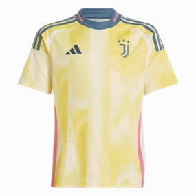 Juventus 24/25 Away Youth Jersey (JH1358) Dynamic Feel High Density Knit Fabric