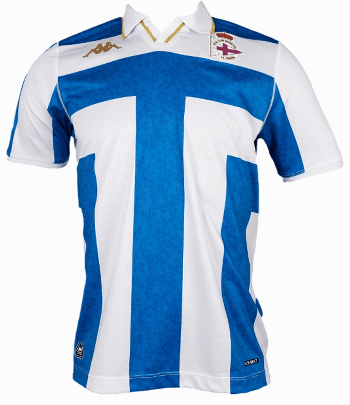 Yarn Dyed Fabric Gym Ready Deportivo La Coruna 25/26 Home Jersey (322886W)