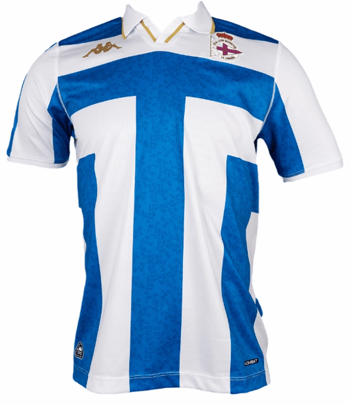 Deportivo La Coruna 25/26 Home Jersey (322886W) Layered construction Garment Dyed Finish