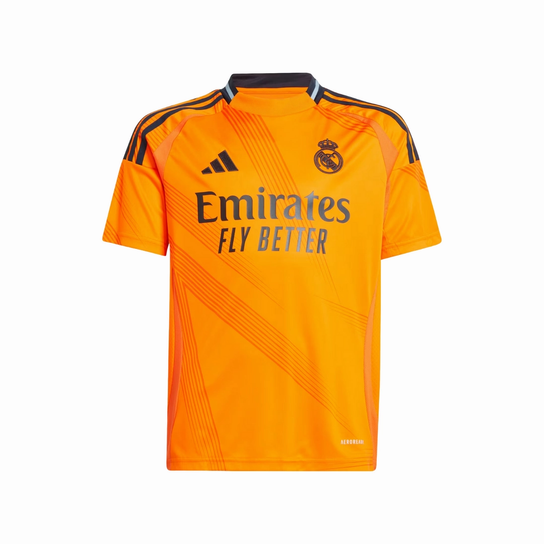 Real Madrid 24/25 Away Kit Full Set Shirt & Short Smooth Texture