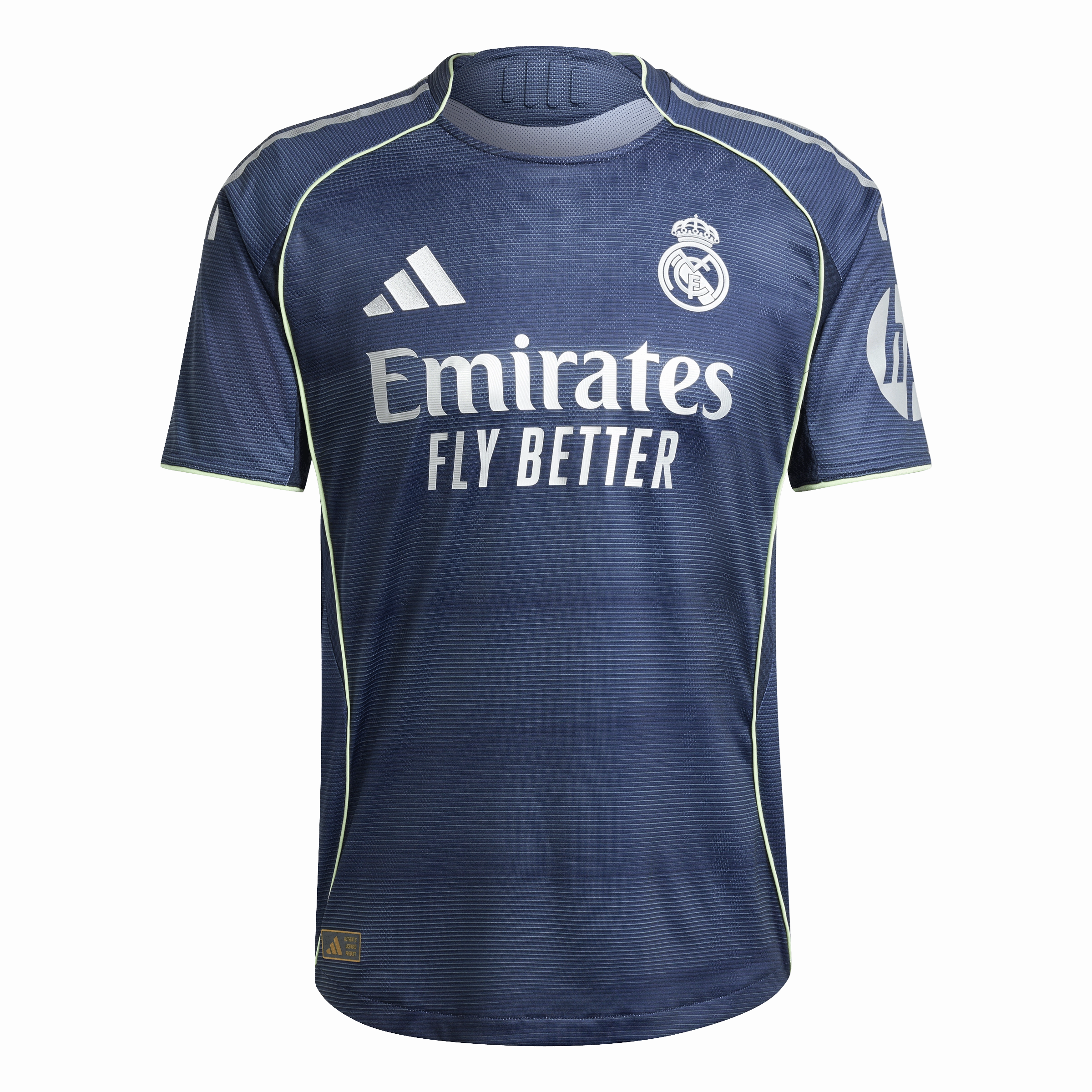 Wrinkle Resistant Material Stretch Fabric Technology Real Madrid 25/26 Away Authentic Jersey (JV5920)