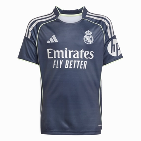Low Friction Texturing Real Madrid 25/26 Away Youth Jersey (JP3947)