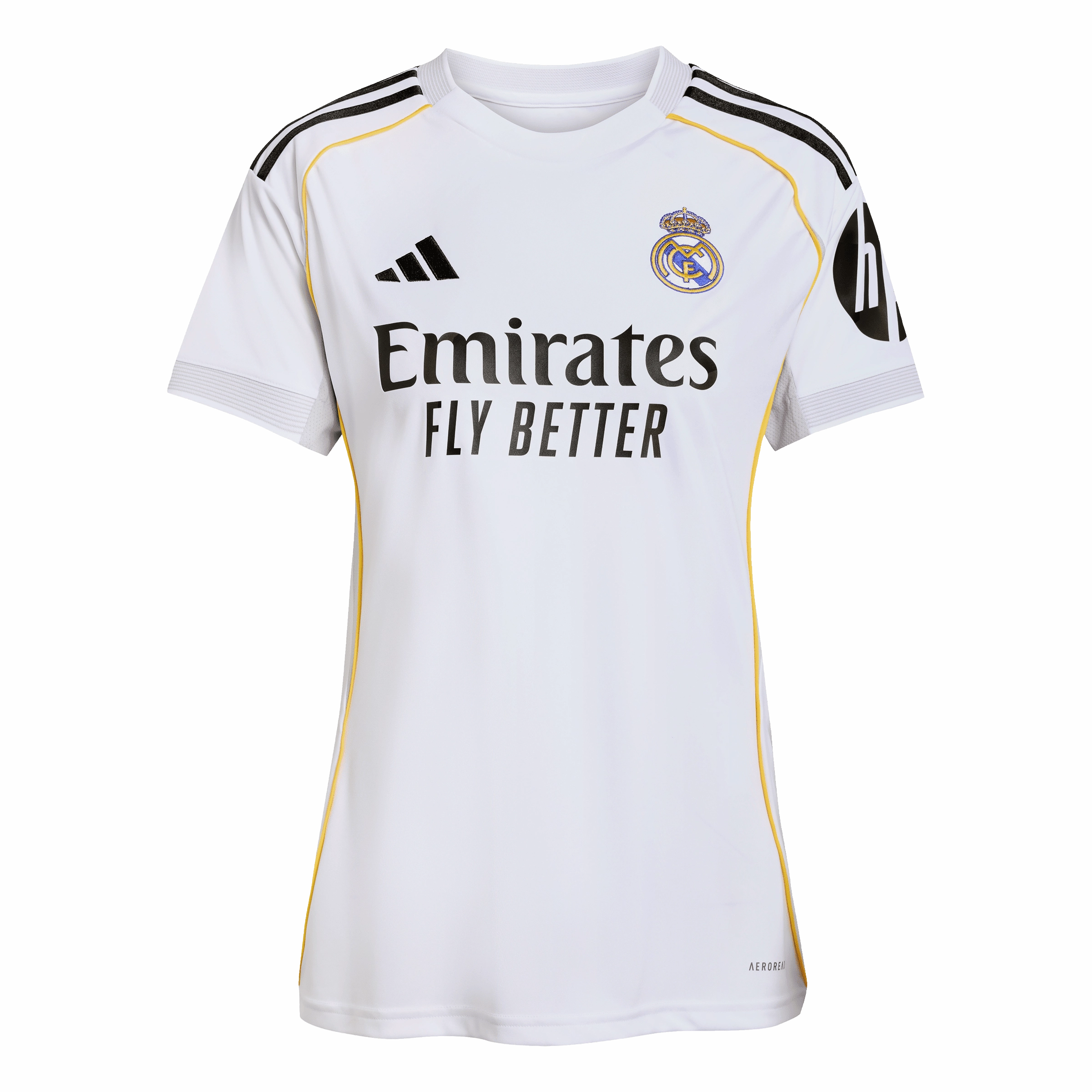 Real Madrid 25/26 Home Women's Jersey (JN8869) Neutral Style Drop Shoulder Fit