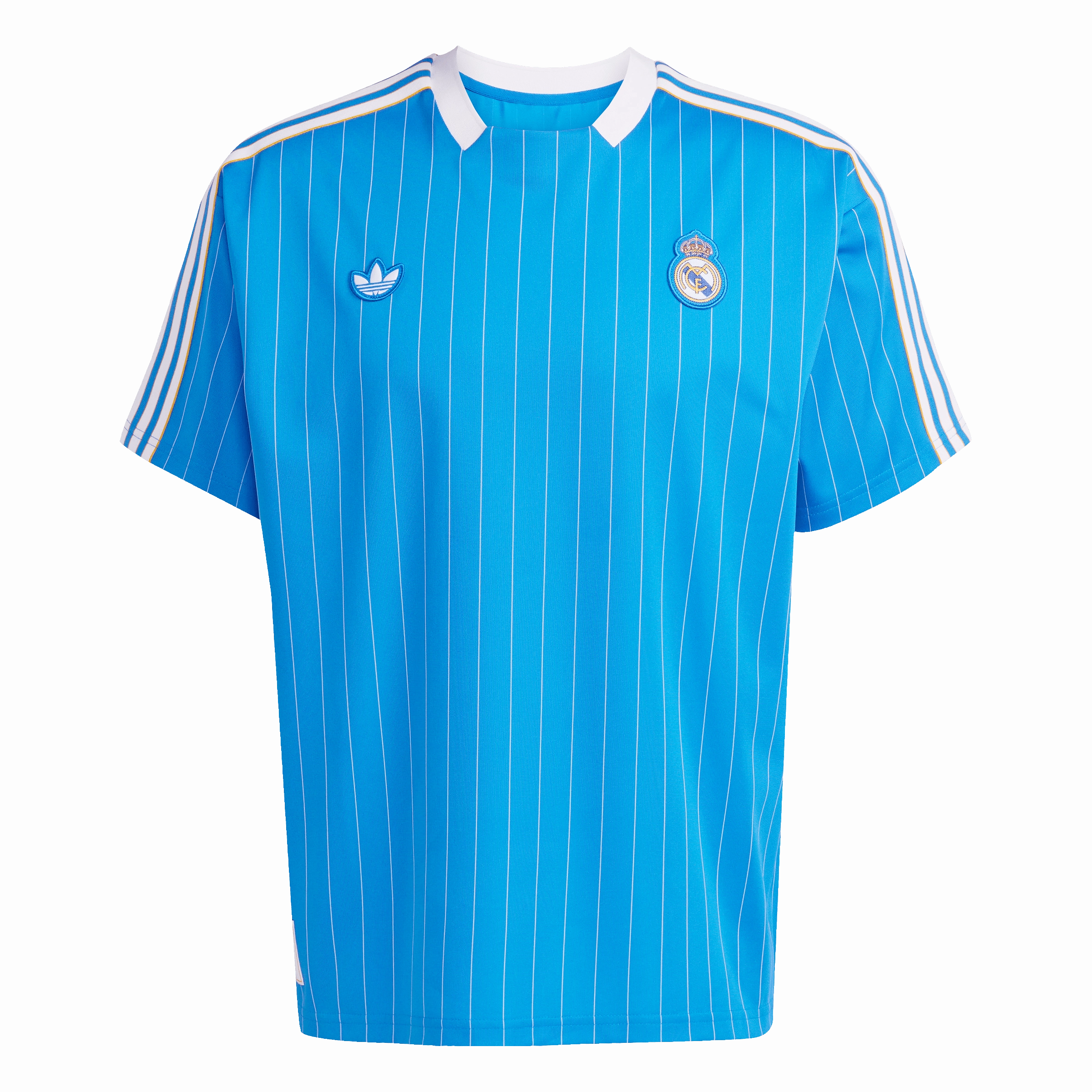 Real Madrid Terrace Icons Jersey (JN3060) Airflow Channel Panels Multiaxial Compression Zones
