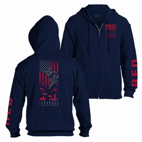 RED Friday Full-Zip Hoodie - Navy Urban Layers