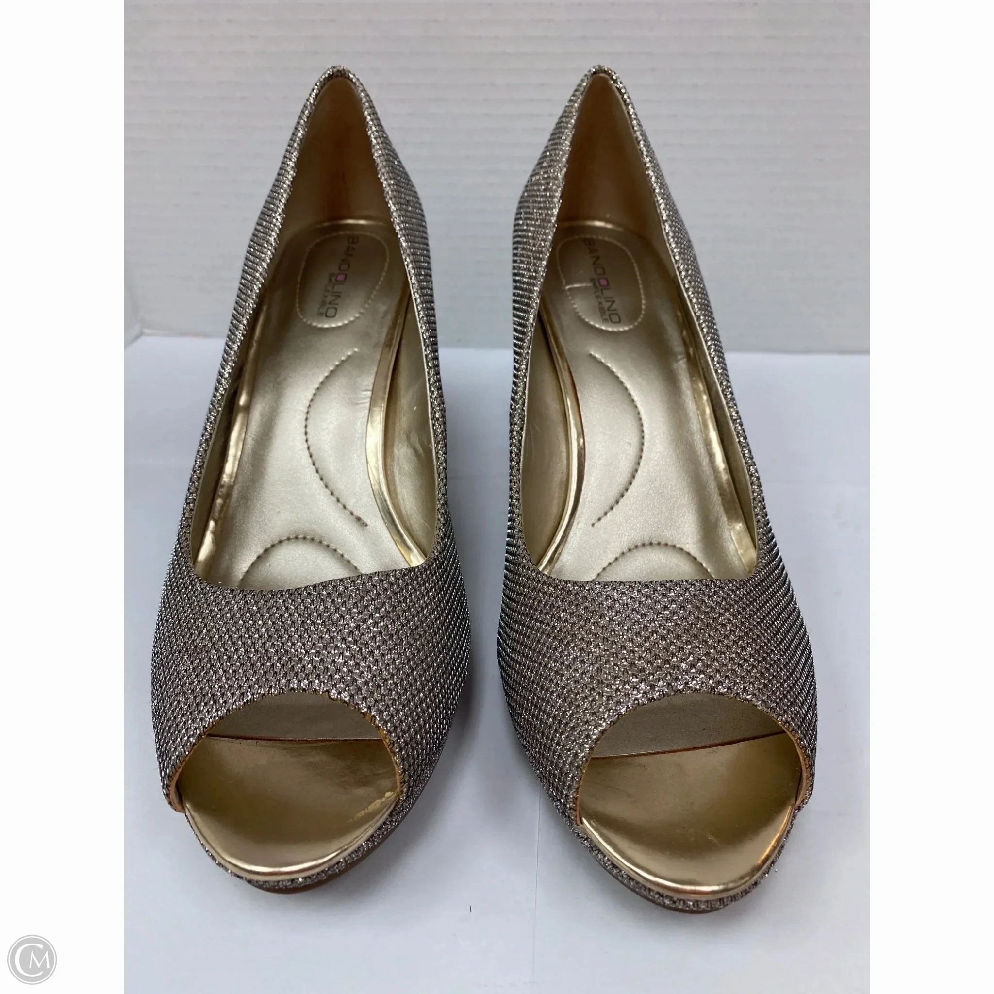 Shoes Heels Stiletto By Bandolino In Rose Gold, Size: 9.5 Lightweight Feel High Heel Sandals for Weddings