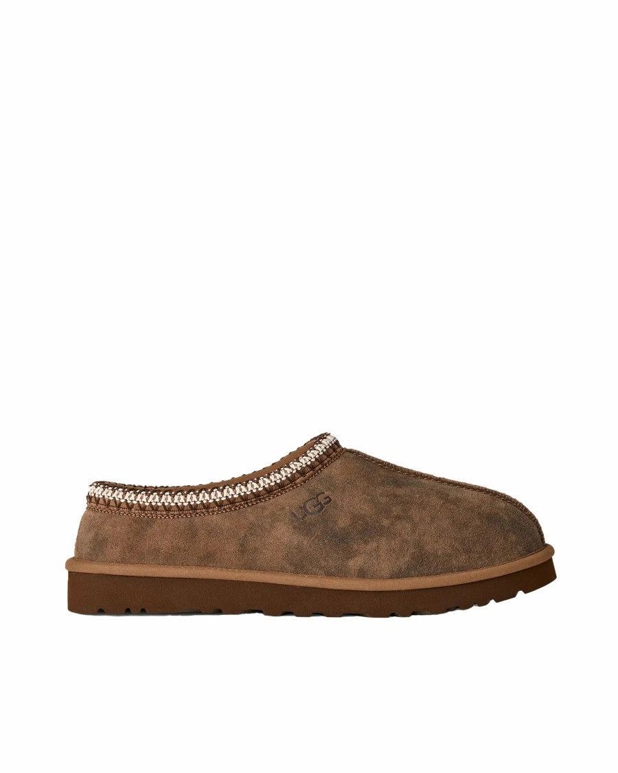 Walk Clear Fresh Lane Suede Slip-On Sabot With Uggbraid Detail