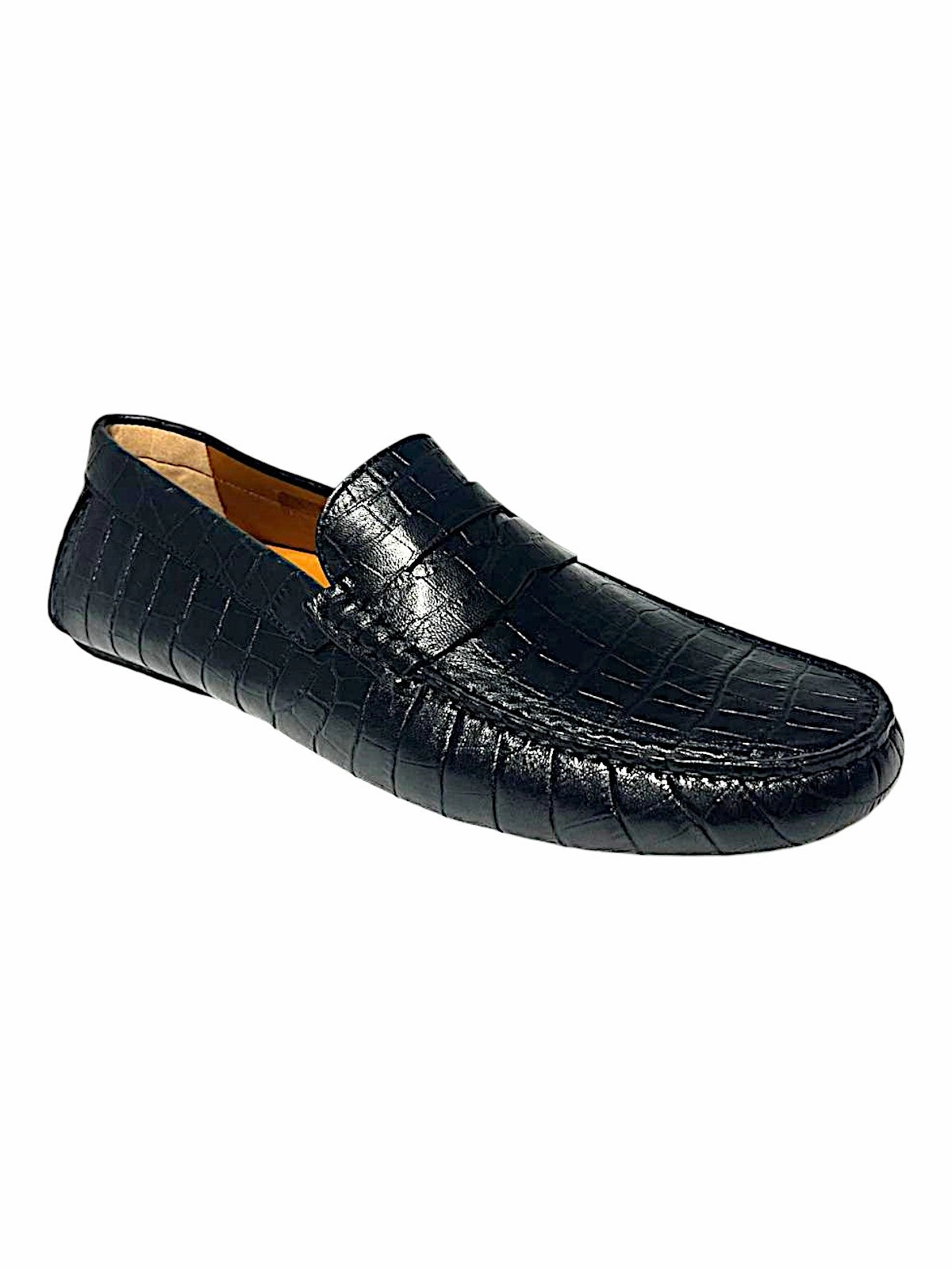 Bally Dreamer 6301195 Men's Black Calf Embossed Leather Loafers All weather Cushion Technology