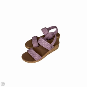 Shoes Heels Block By Skechers In Purple, Size: 11 Open Toe