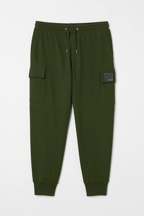 Rhodes Island Green Jogging Pant - Cargo Casual Comfort Lightweight Material