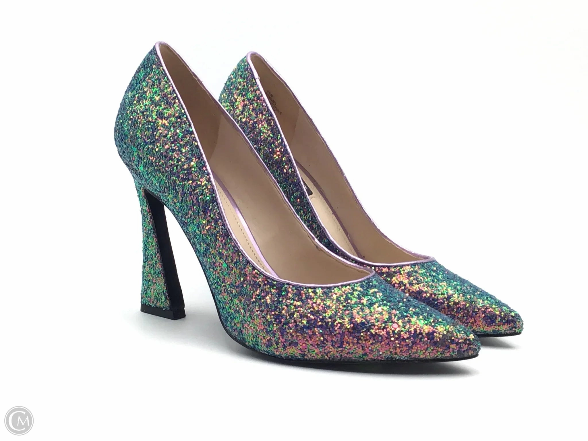 Shoes Heels Stiletto By Nine West In Multi-colored, Size: 7.5 Soft Sandals