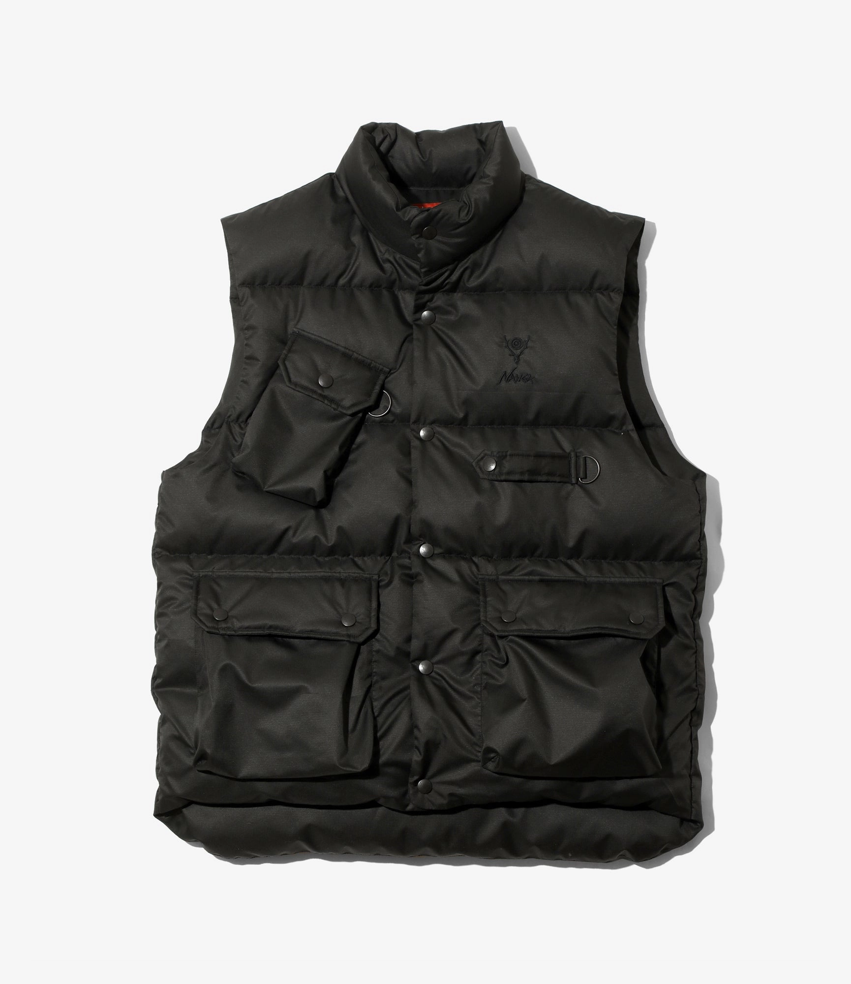 River Trek Down Vest ?C Black Ripstop made in Africa
