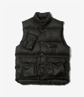 River Trek Down Vest ?C Black Ripstop made in Africa