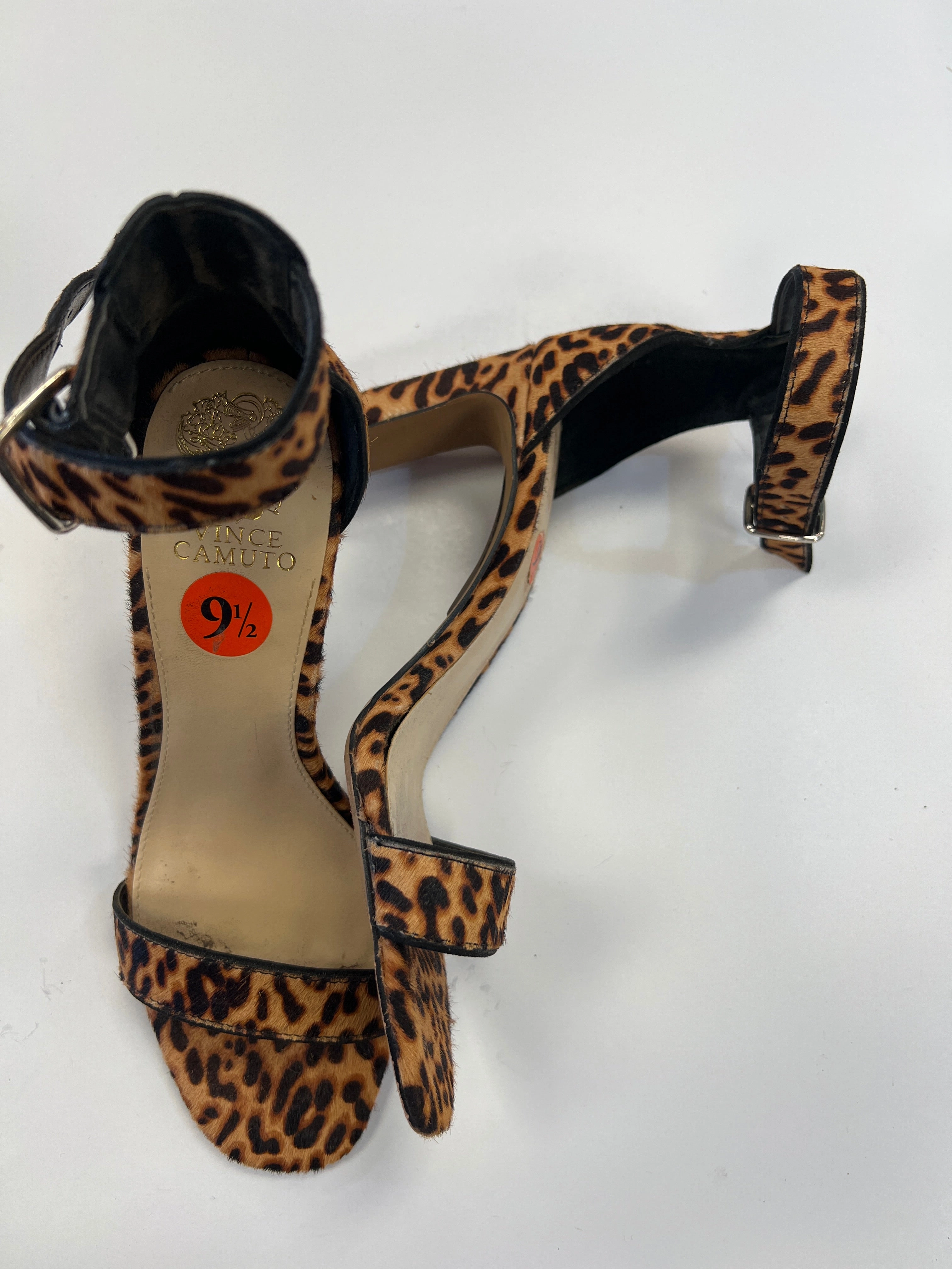 Retro Sandals Shoes Heels Block By Vince Camuto  Size: 9.5