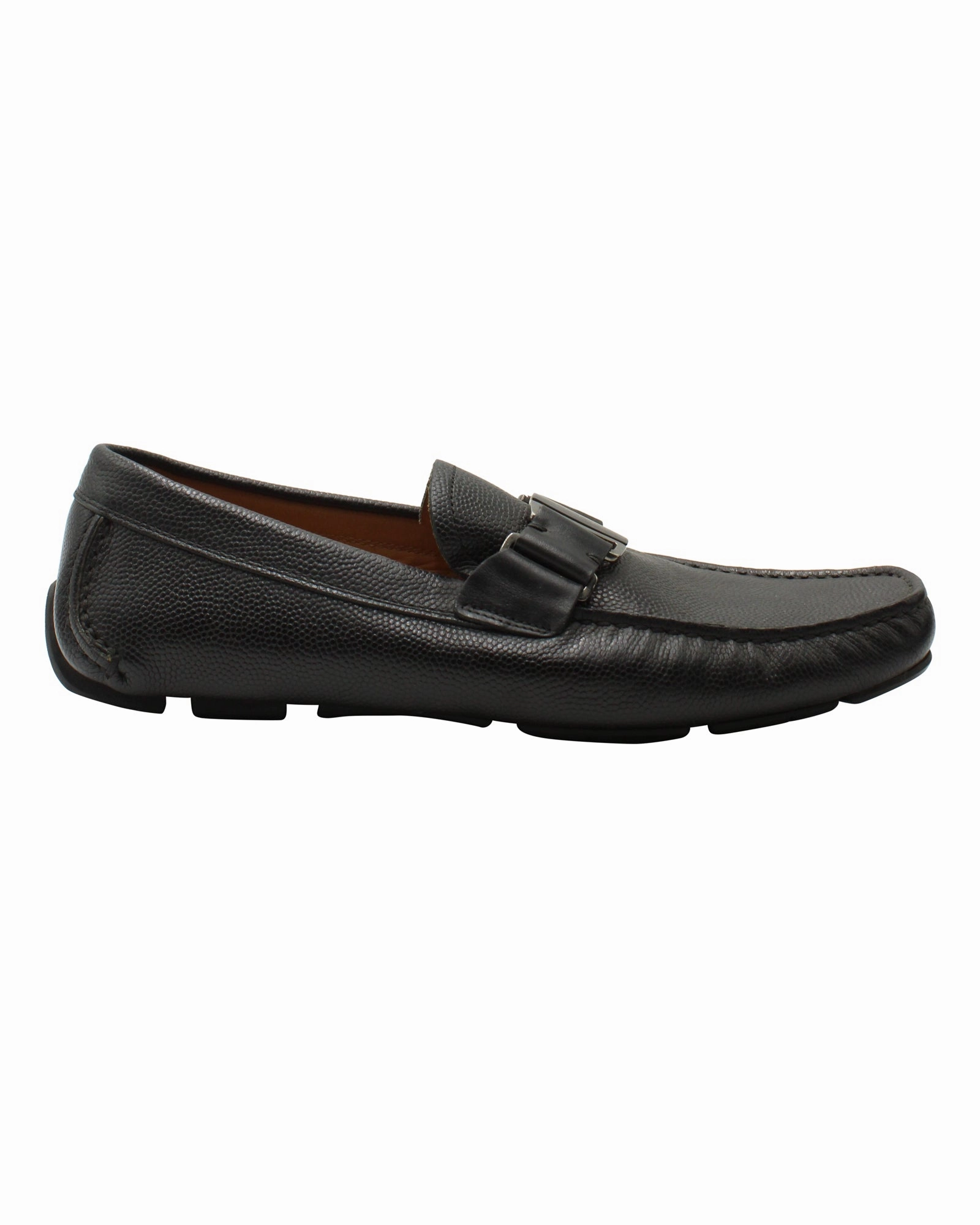 Trendy Shoes Classic Casual Shoes Salvatore Ferragamo Slip-On Loafers in Black Leather