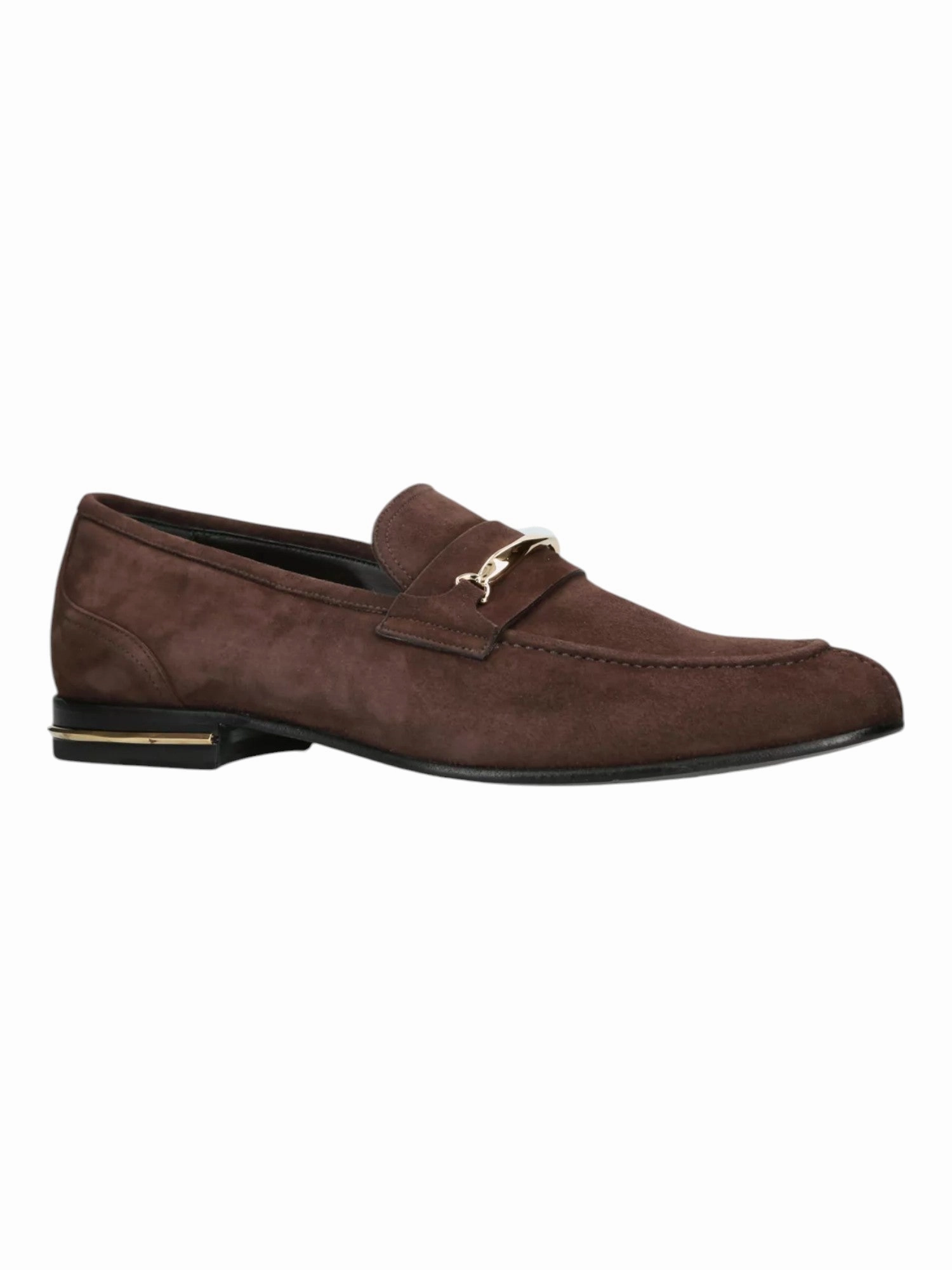 Bally Genos 6304149 Men's Ebano Suede Leather Loafers Travel