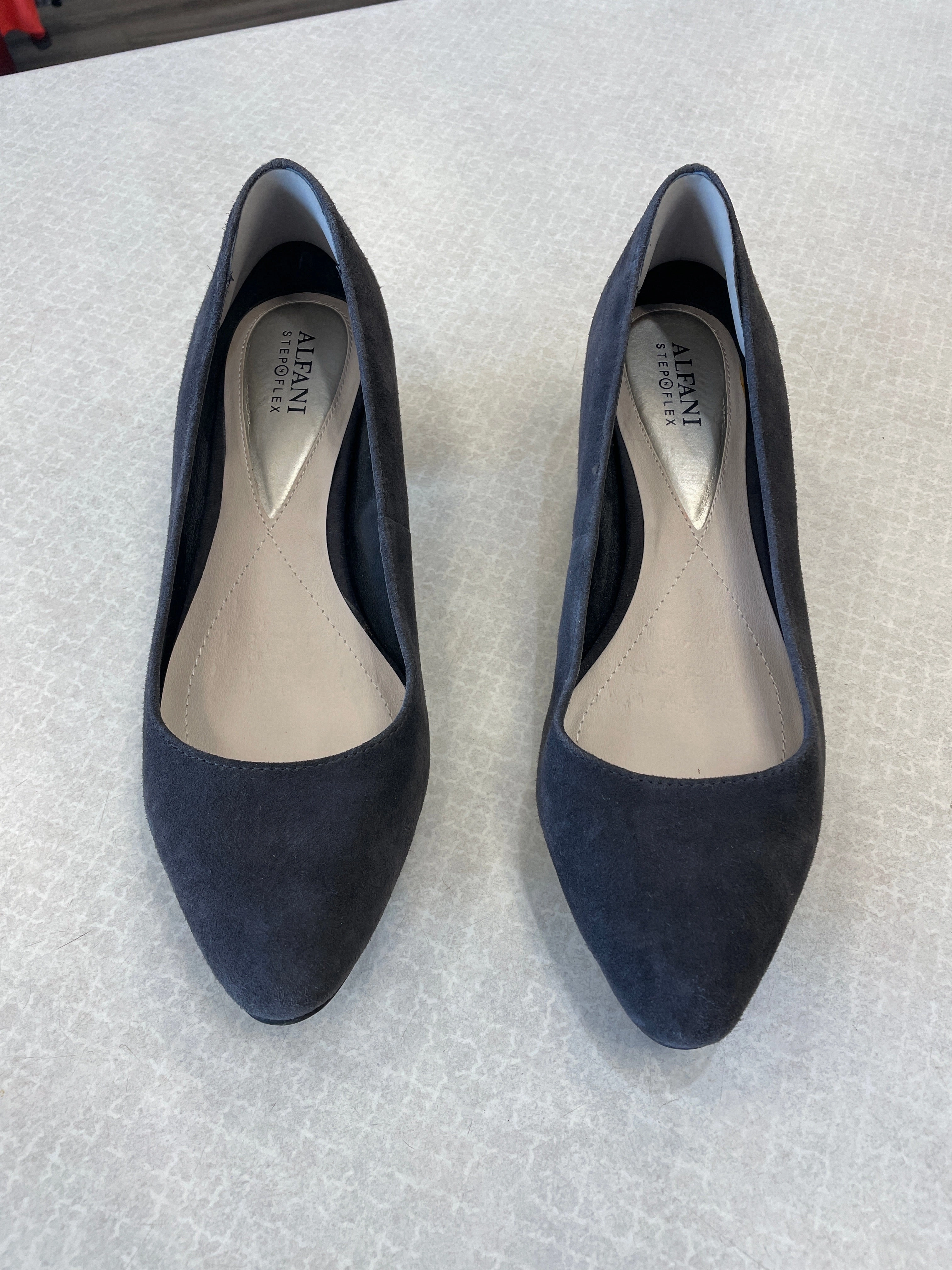 Cozy Heels Shoes Heels Block By Alfani In Grey, Size: 7