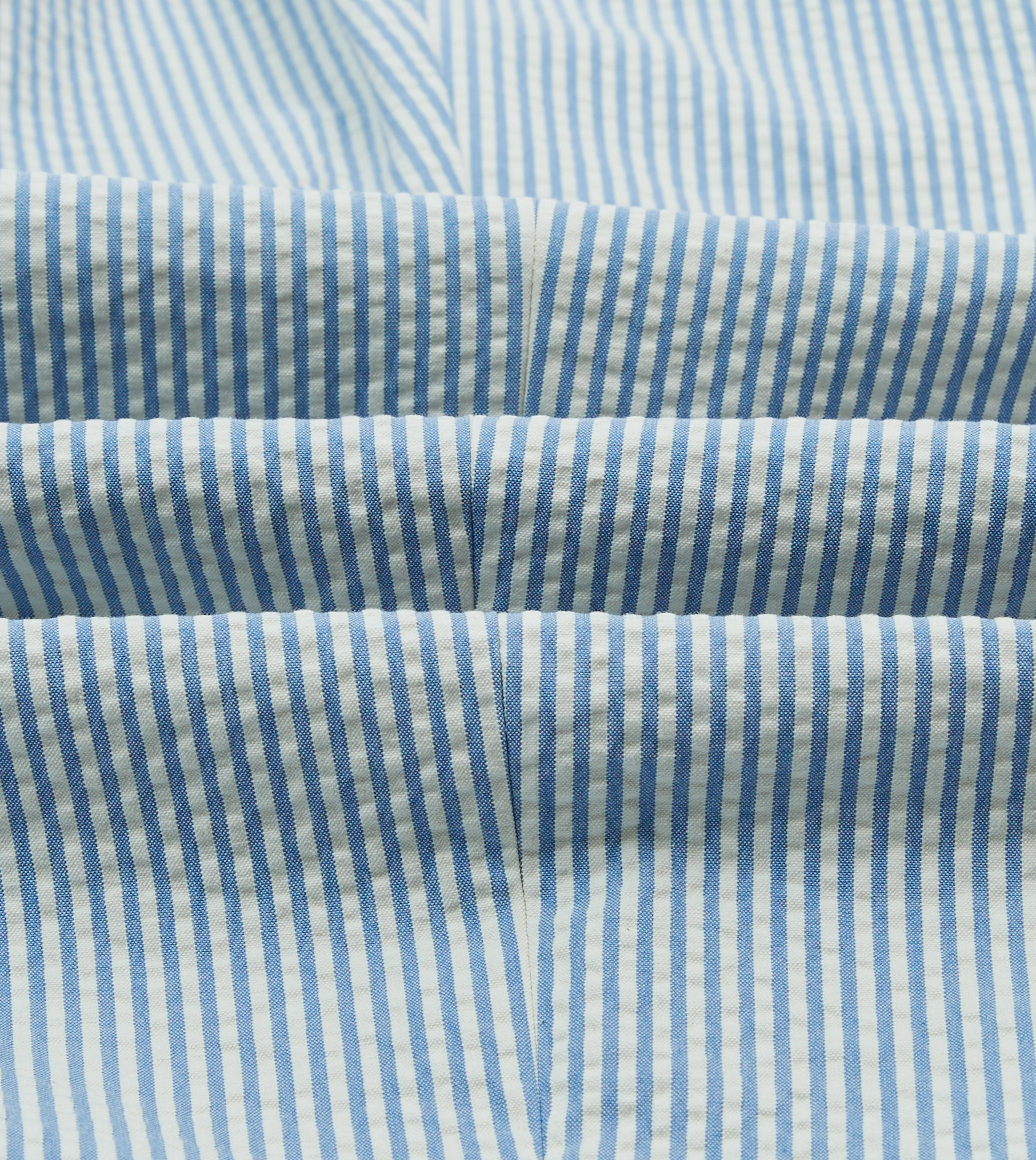 Comfort Fit Modern Relaxed Seersucker Cotton Single Pleat Trouser