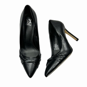 Fashionable Pumps Supportive Shoes Heels Stiletto By New York And Co In Black, Size: 8