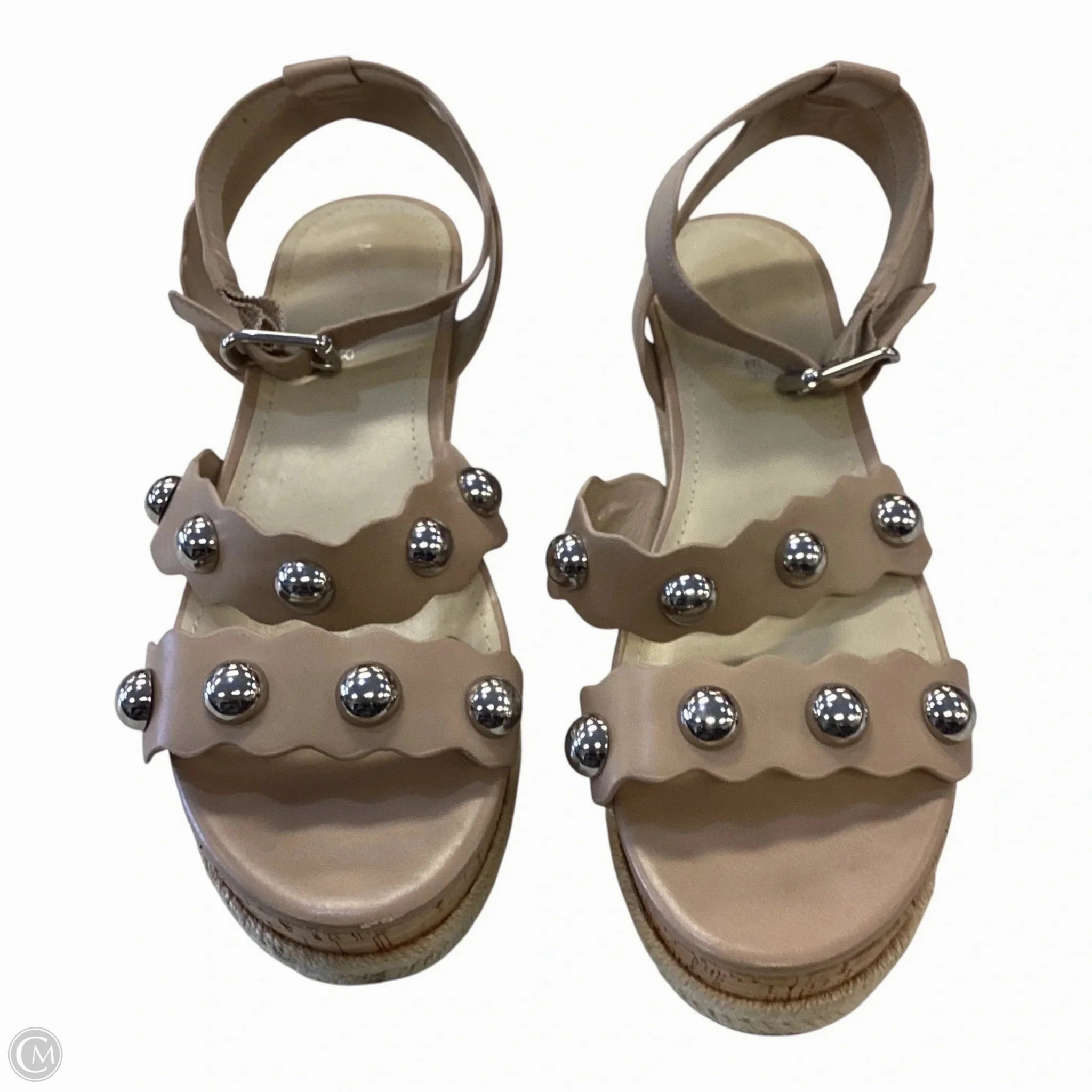 Shoes Heels Block By Marc Fisher In Tan, Size: 8.5 Flirty Mood Soft Insole