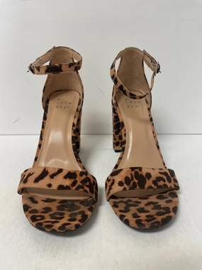 Elegant Booties Night Out Heels Shoes Heels Block By A New Day In Animal Print, Size: 6