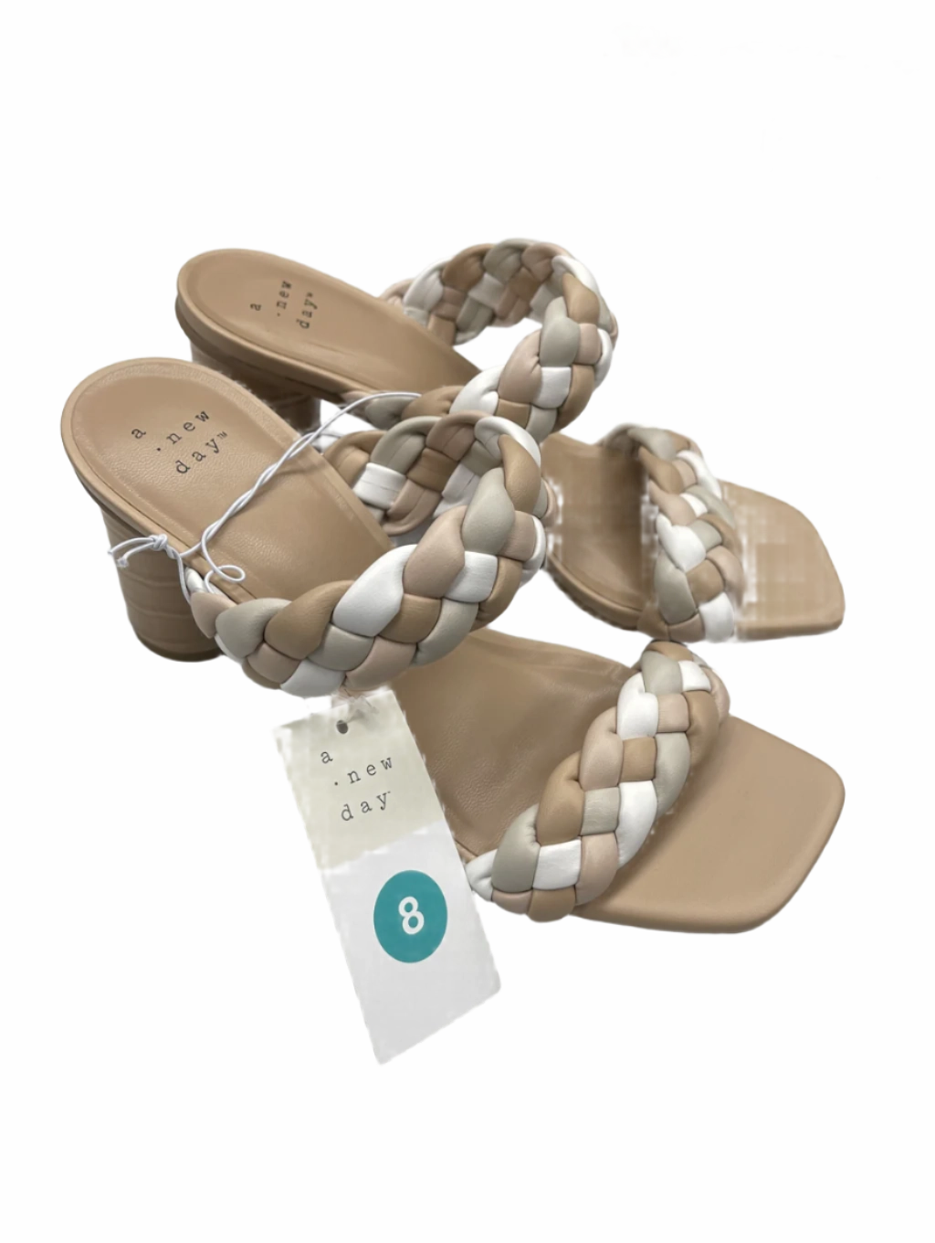 synthetic leather Responsive Shoes Heels Block By A New Day  Size: 8