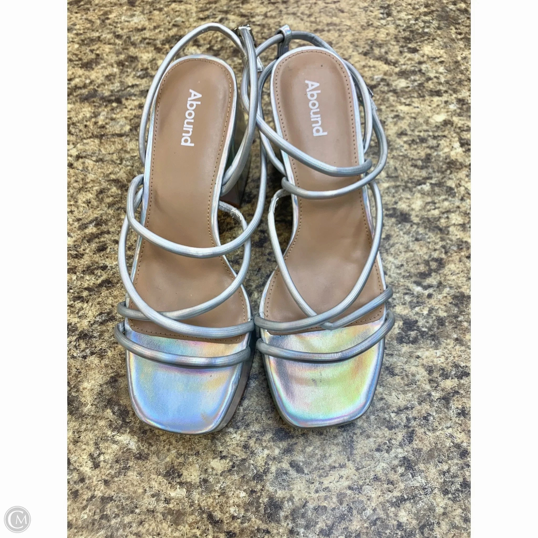 Sleek Sandals Fashion Trends Shoes Heels Block By Abound In Grey, Size: 9
