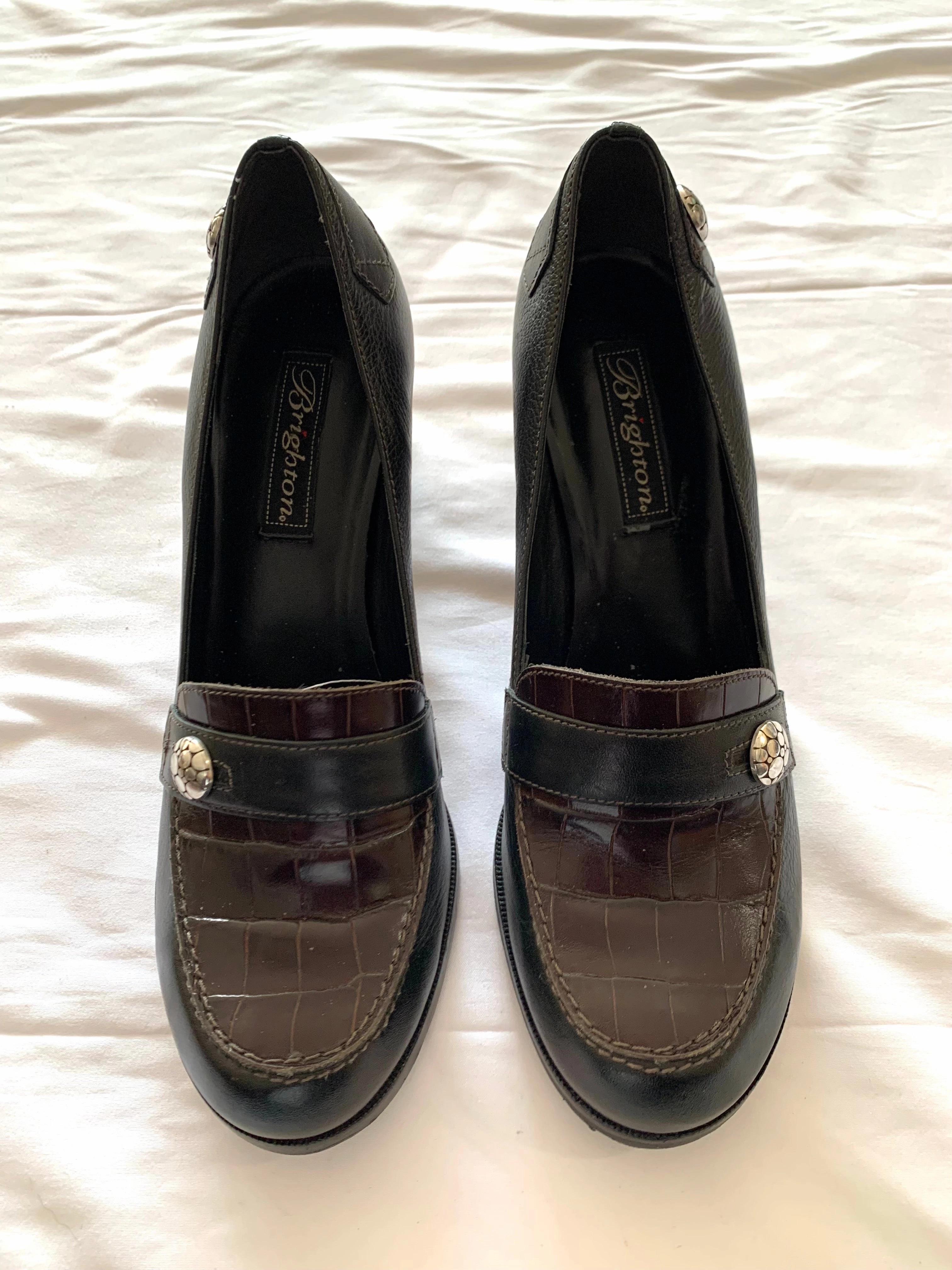 Shoes Heels Block By Brighton In Brown, Size: 8 Boho Chic Heels Flexible Material