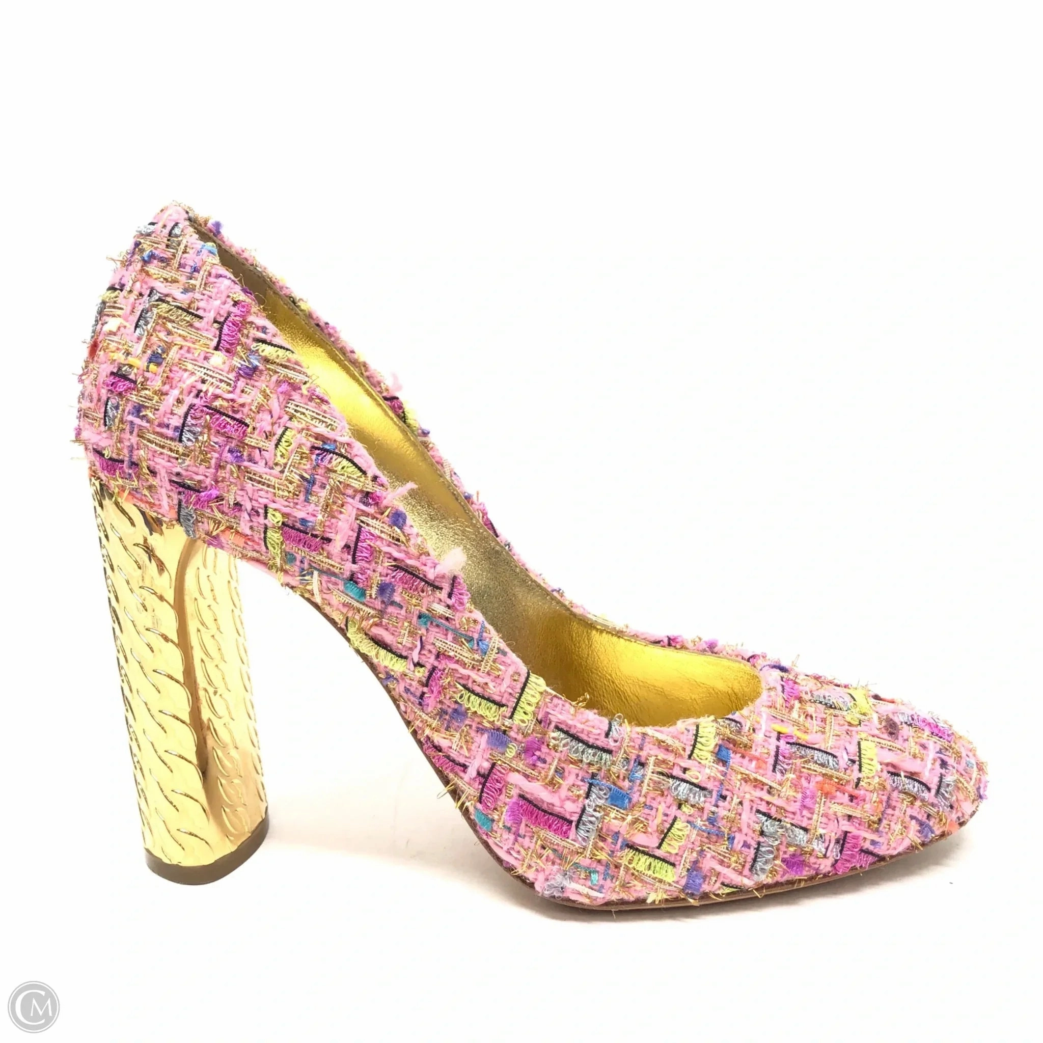 Formal Office Shoes Comfort Cushion Shoes Heels Block By Casadei In Multi-colored, Size: 6.5