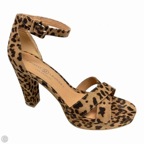 Shoes Heels Block By Chinese Laundry In Animal Print, Size: 10 Mood Booster Classic Booties