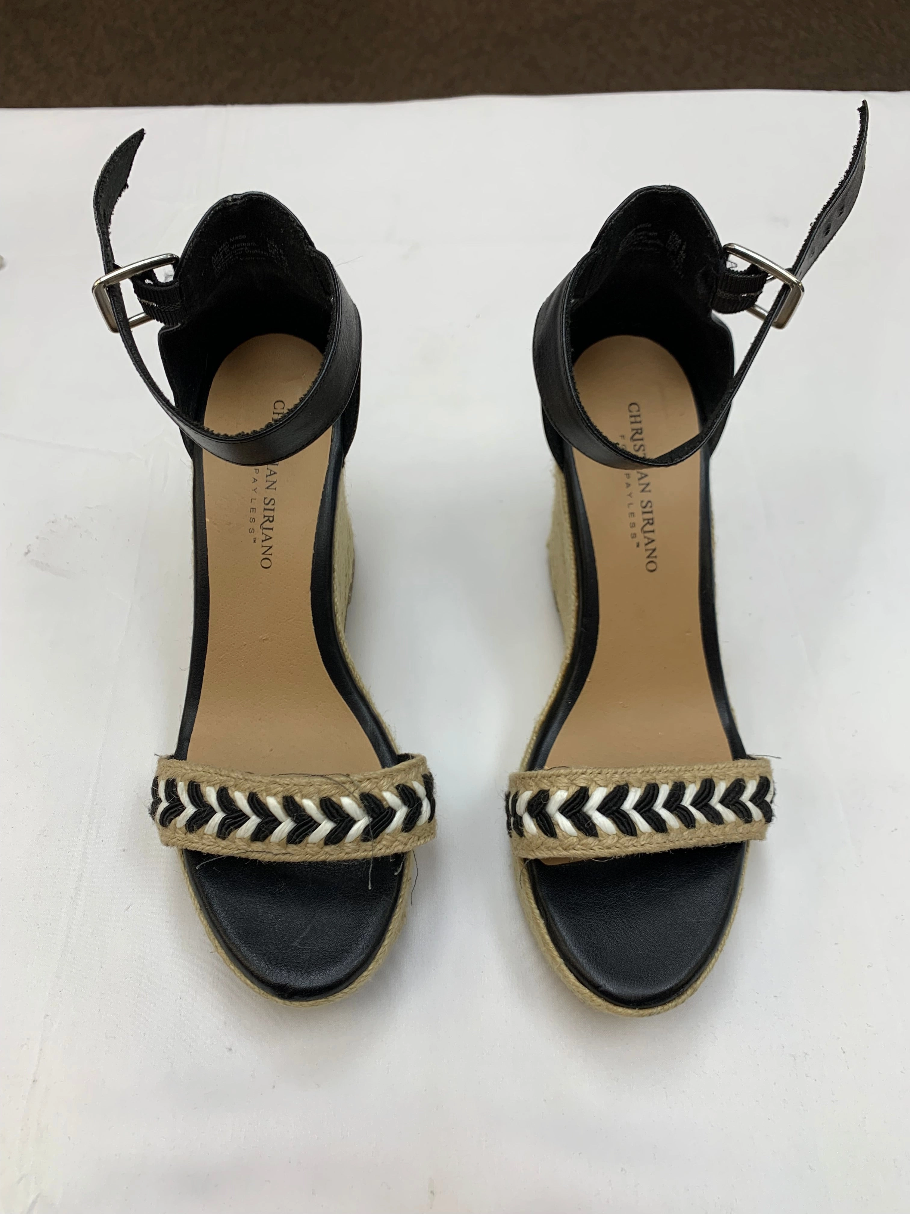 Vintage Look Quick Drying Shoes Heels Block By Christian Siriano In Tan, Size: 8