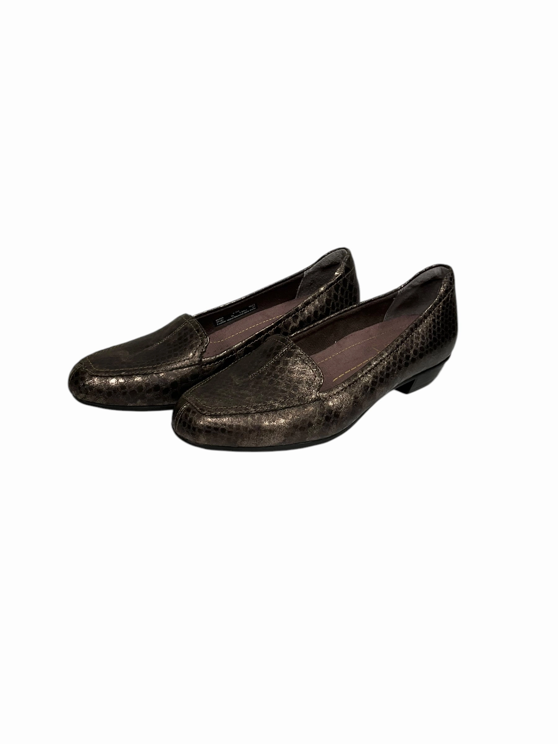 Shoes Heels Block By Clarks In Brown, Size: 6.5 Fashion Look