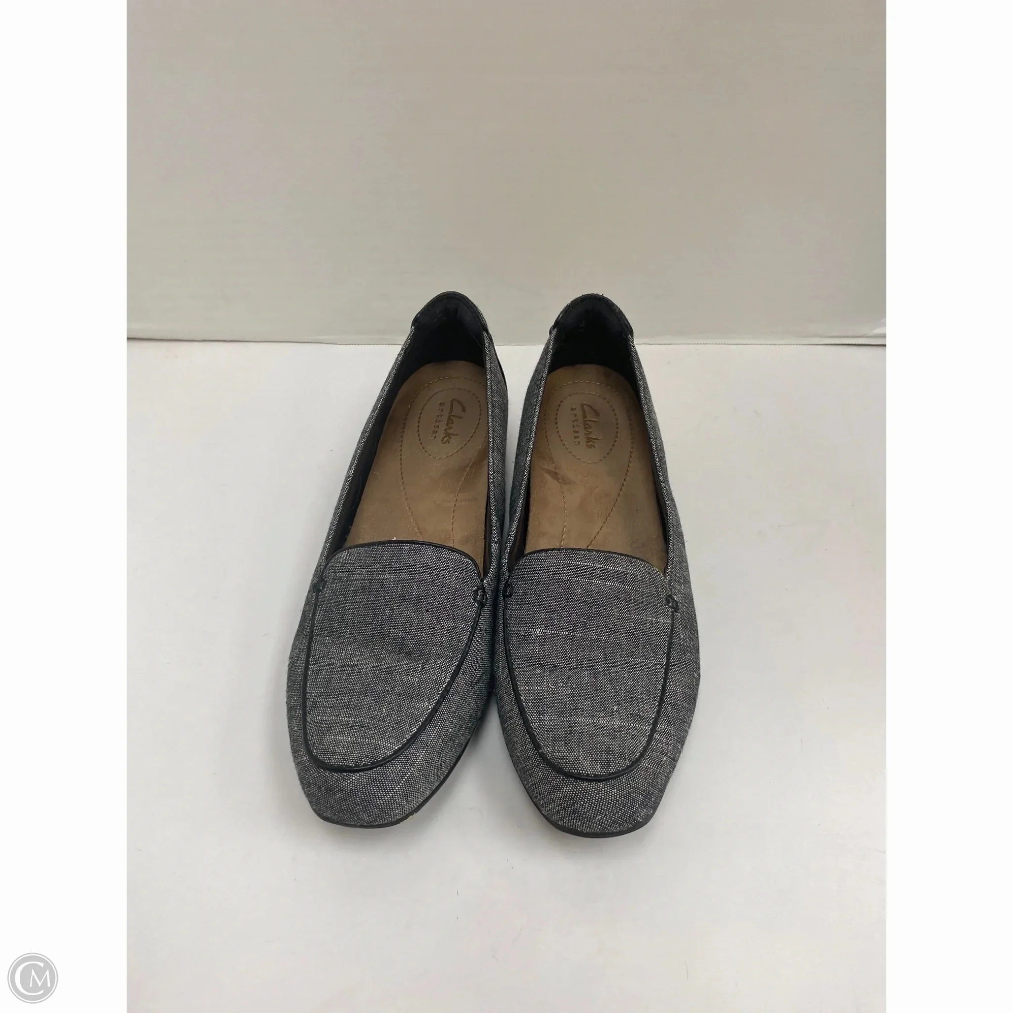 Shoes Heels Block By Clarks In Grey, Size: 7.5 Graceful