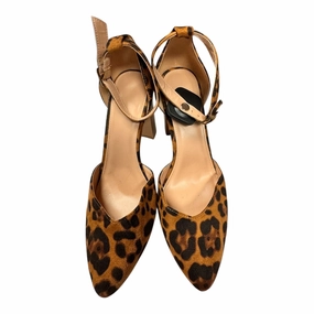 Comfortable Linings Shoes Heels Block By Clothes Mentor In Animal Print, Size:9