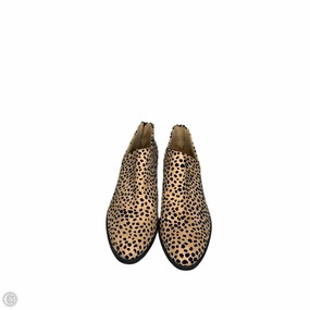 Shoes Heels Block By Clothes Mentor In Animal Print, Size: 9 Retro Sandals Chunky Heels