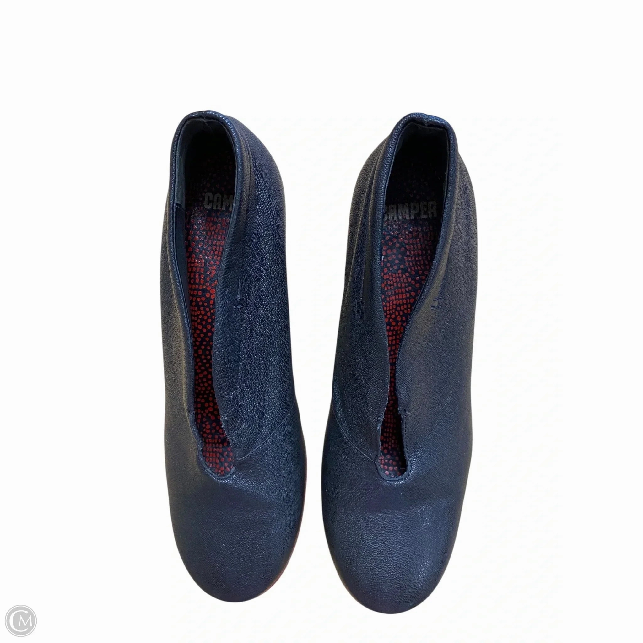 Winter Sandals Shoes Heels Block By Clothes Mentor In Black, Size: 7.5