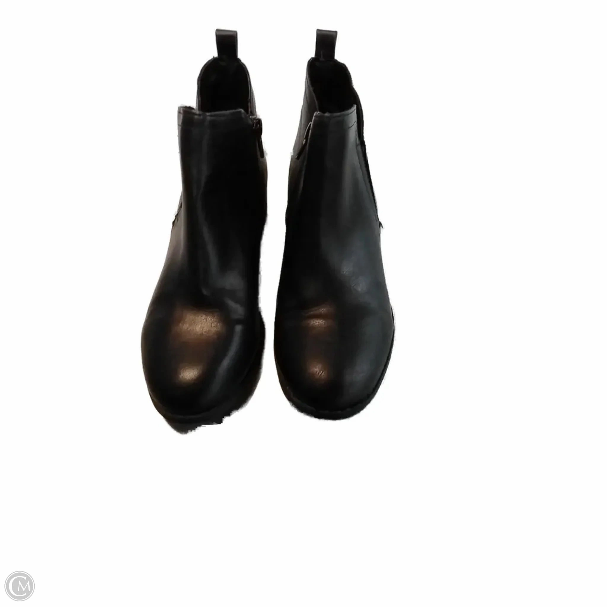 Shoes Heels Block By Clothes Mentor In Black, Size: 7 Rich Tone Sleek Sandals