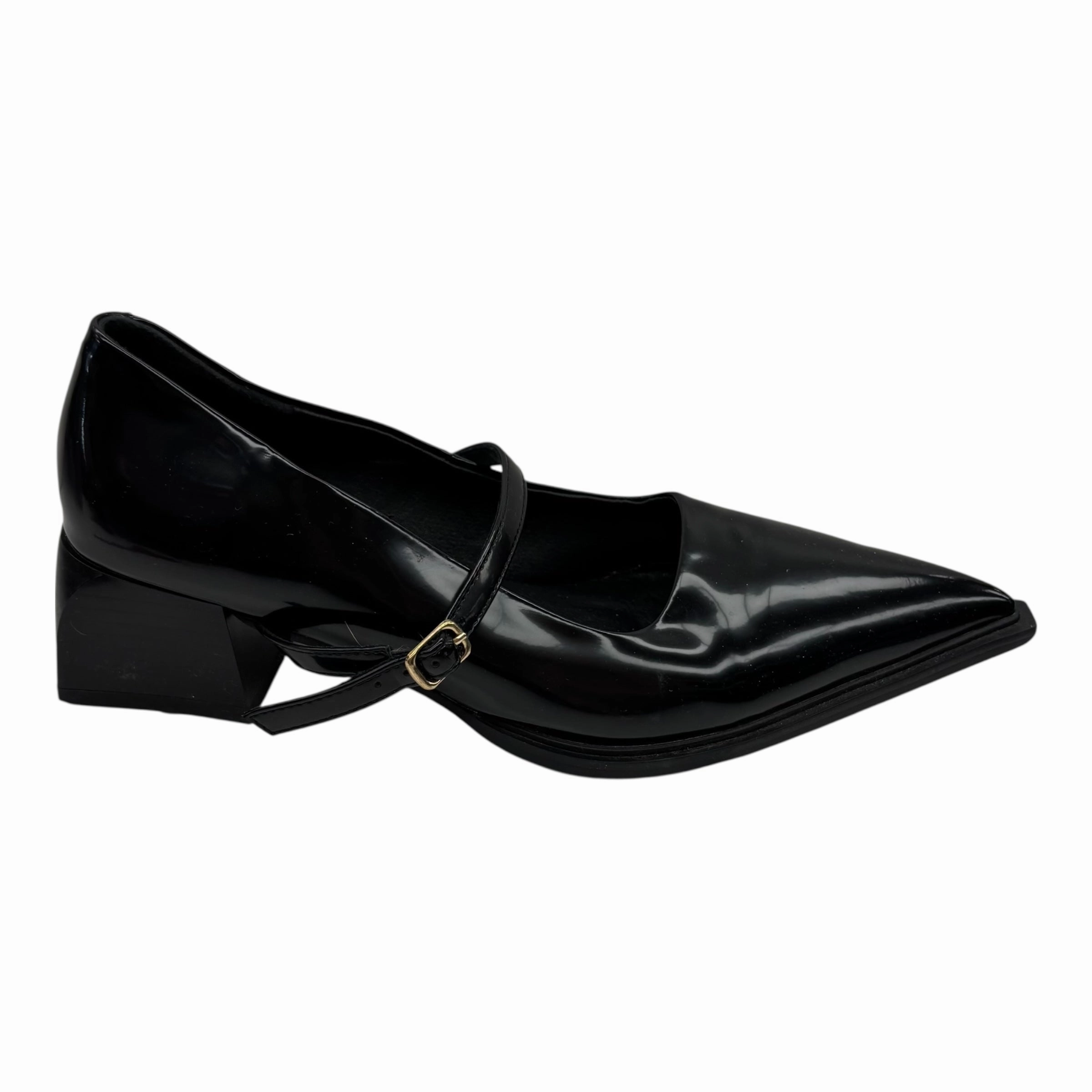 Shoes Heels Block By Clothes Mentor In Black, Size:9.5 Court