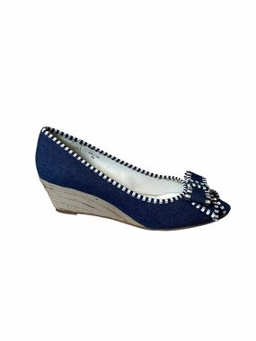 Shoes Heels Block By Clothes Mentor In Blue, Size: 8.5 Urban Style