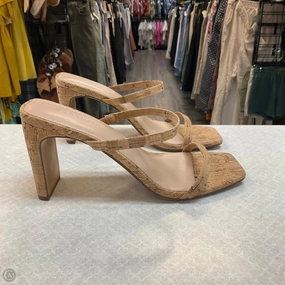 Plush Heels Shoes Heels Block By Clothes Mentor In Brown, Size: 8