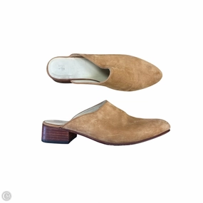 Shoes Heels Block By Clothes Mentor In Brown, Size: 9.5 Open Toe Shoes