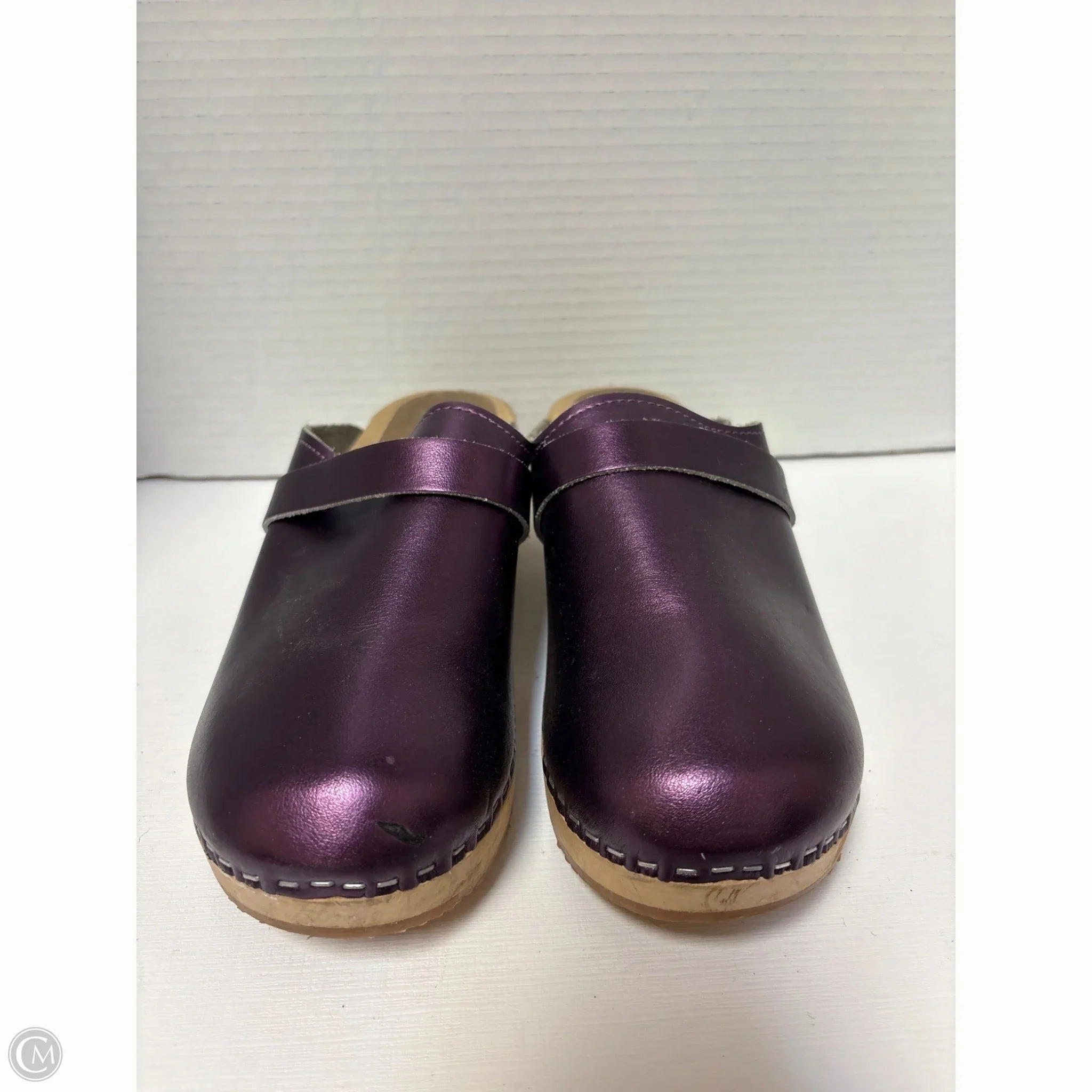 Shoes Heels Block By Clothes Mentor In Purple, Size: 8.5 Anti Bacterial Trendy Footwear