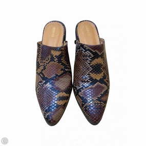 Shoes Heels Block By Clothes Mentor In Snakeskin Print, Size: 5.5 Footwear Style