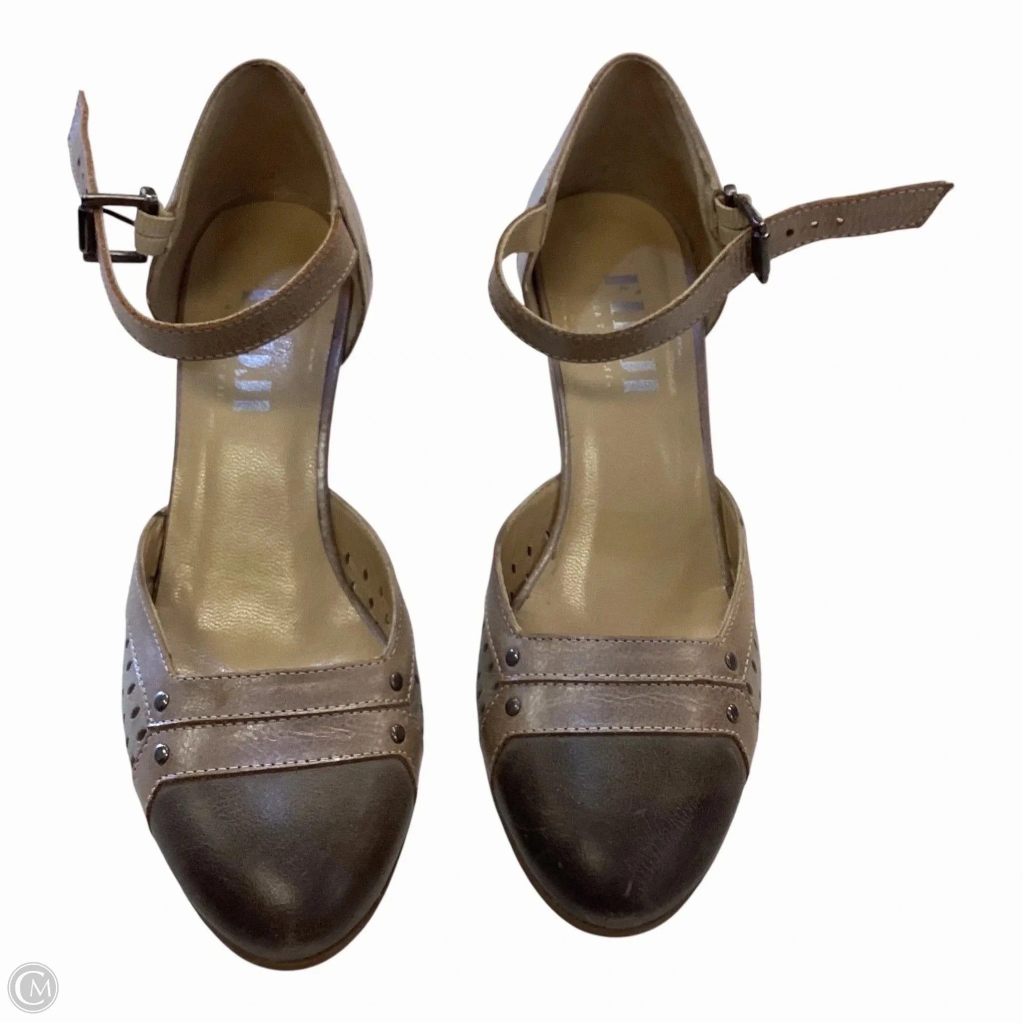 Comfortable Linings Shoes Heels Block By Clothes Mentor In Taupe, Size: 6.5