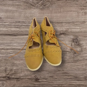 Shoes Heels Block By Clothes Mentor In Yellow, Size: 11 Comfortable Soles