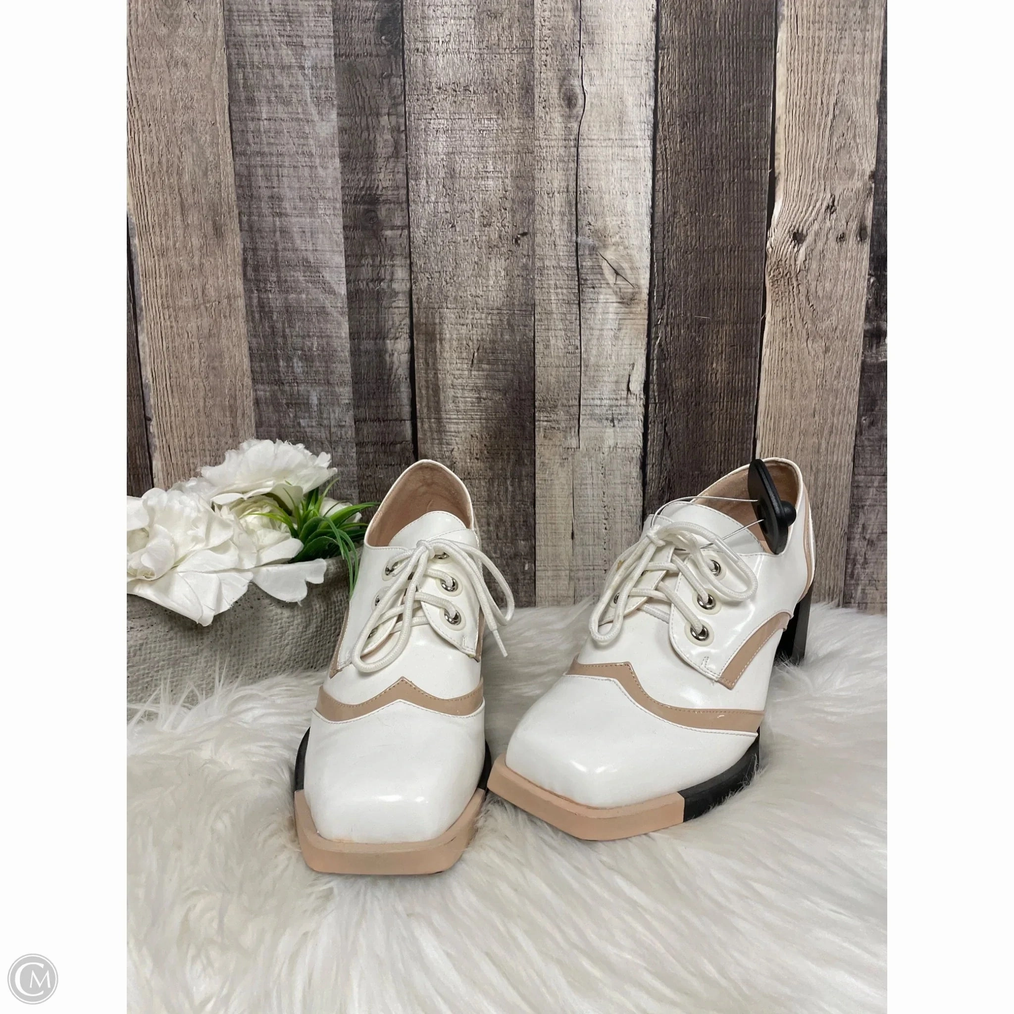 Comfortable Heeled Sandals Good Grip Shoes Heels Block By Cme In Multi-colored, Size: 11