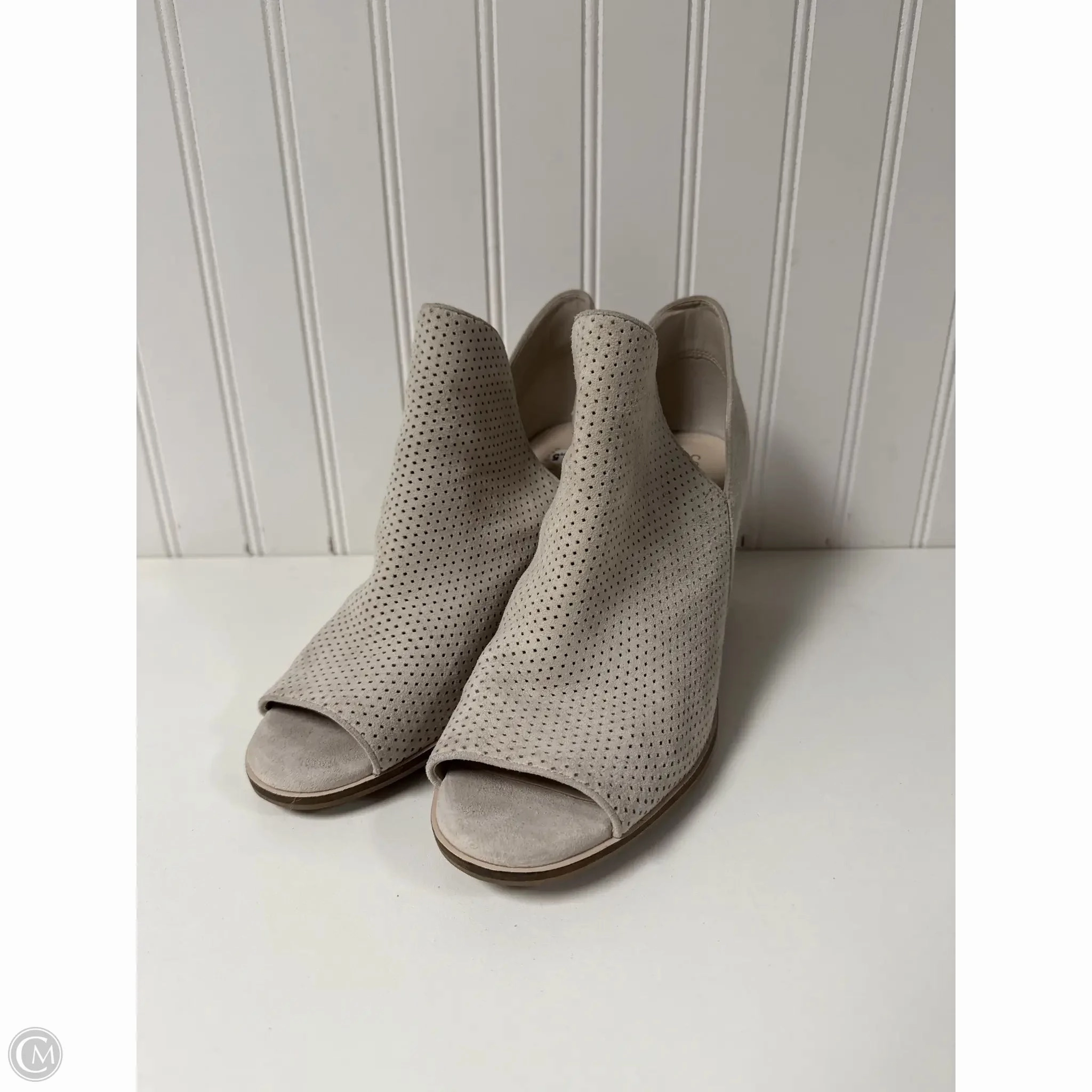 Shoes Heels Block By Cole-haan In Beige, Size: 8.5 Comfortable Heeled Boots