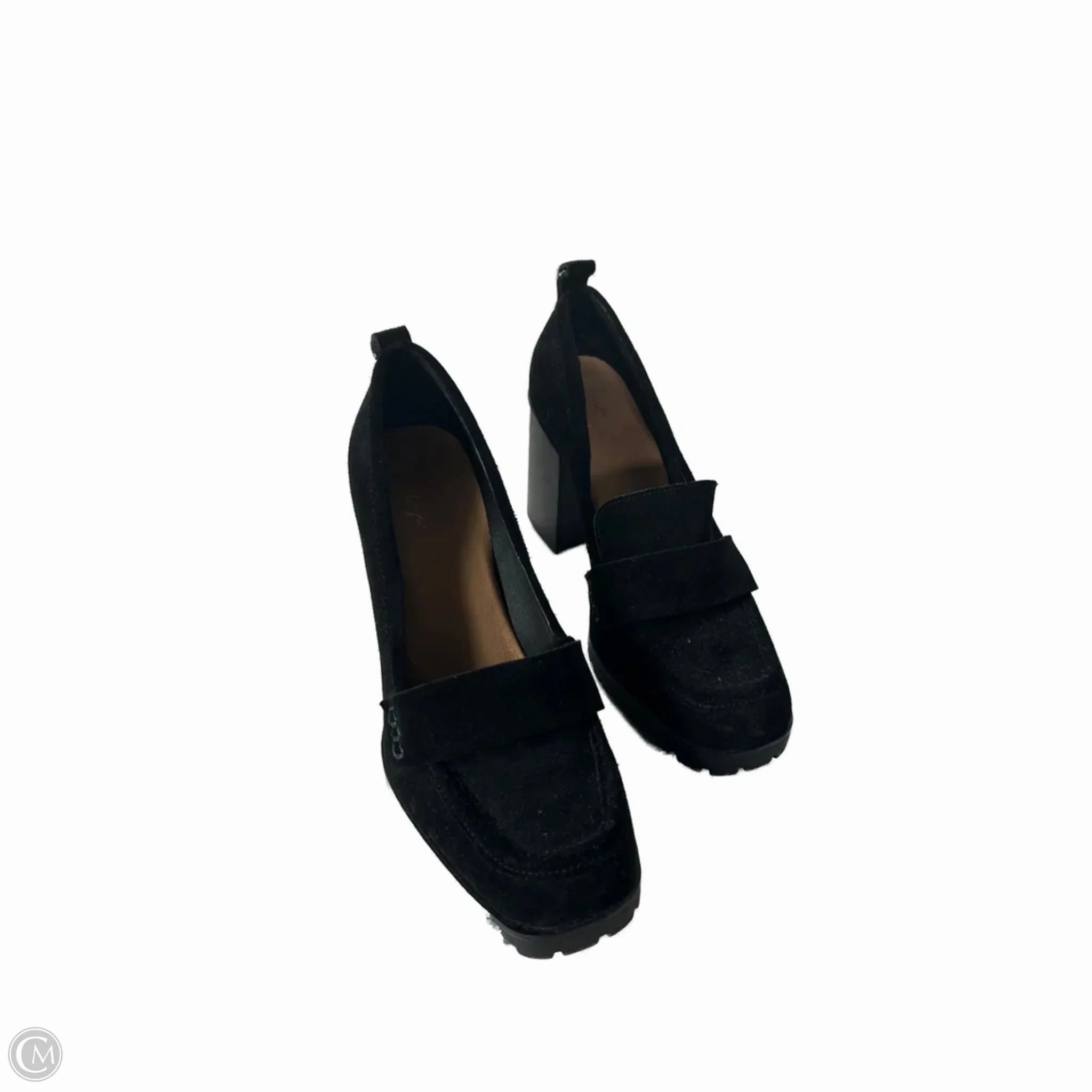 Shoes Heels Block By Crown Vintage In Black, Size: 8 Black Tie Event Heels