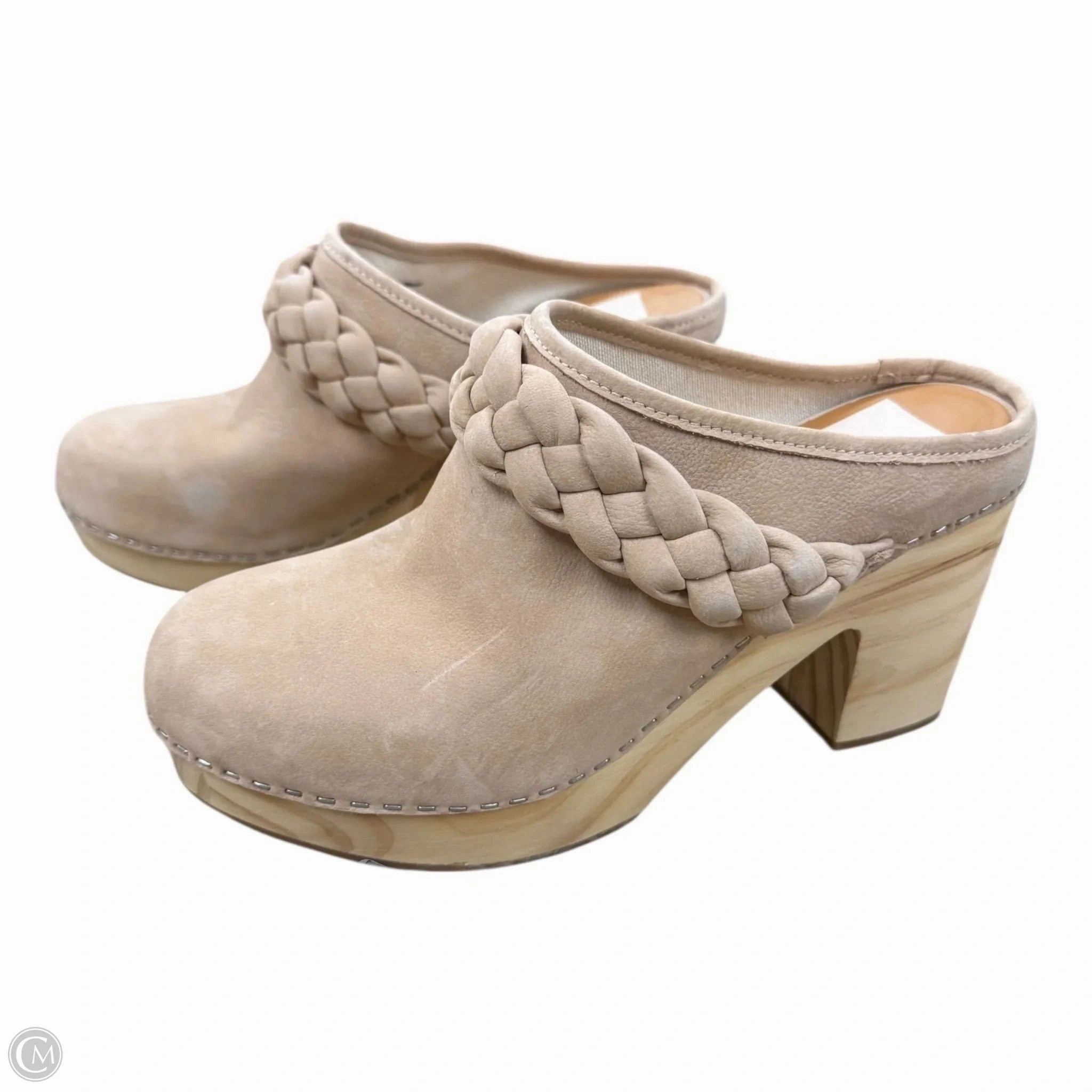 Power Look Shoes Heels Block By Dolce Vita In Beige, Size: 9.5