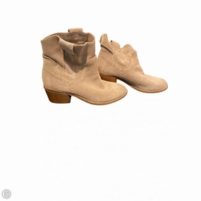 Closed Toe synthetic leather Shoes Heels Block By Dolce Vita In Tan, Size: 6